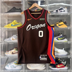 【堂堂】nike nba 开拓者 20-21赛季城市版 利拉德 au 球员版球衣