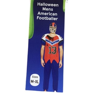 909微瑕170-175高男成人带面具棒球僵尸造型 万圣节运动套装cos服