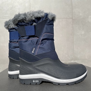 迪卡侬男靴店靴鞋雪地女雪地靴户外男防滑防水棉鞋登山冬加绒qus