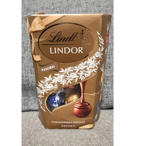 Lindt瑞士莲进口软心精选巧克力分享装200g喜糖网红零食 纯可可脂