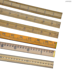 33厘米-1米裁缝双面竹尺子做衣服直尺制衣市寸量衣尺裁剪毫米刻度