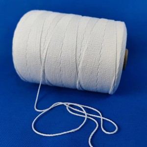 纯白棉线绳0.8-2.5mm三股绳diy编织装饰品地毯档案袋绳穿礼品卡