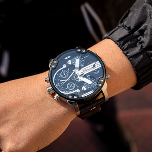 新款 迪赛龙大表盘男士手表 嘻哈潮流男表 四机芯个性欧美风手表