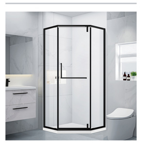 钻石型淋浴房整体卫生间干湿分离隔断玻璃门家用沐浴房浴室洗澡间