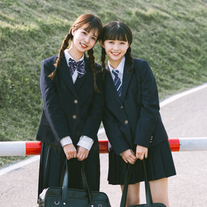 jk制服女学院风高中学生班服套装西装外套春秋运动会日本校服套装