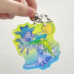 东方project 清凉一夏 彩窗亚克力挂件 东方冰之勇者记周边