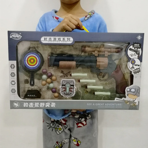 儿童迫击炮火箭炮射器玩具吃鸡模型军事模型大礼盒男孩机构礼品