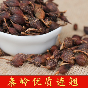 新货上市秦岭深山野生连翘 汉中贯叶连翘 正品中药材 连翘茶500g