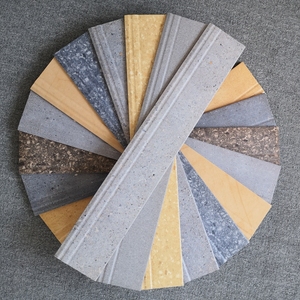 灰色水磨石瓷砖仿古地脚线100x600客厅卧室踢脚线餐厅过道边角线