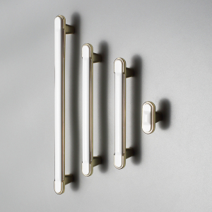 白色衣柜门拉手轻奢现代简约橱柜门把手抽屉鞋柜手柄极简高档拉手