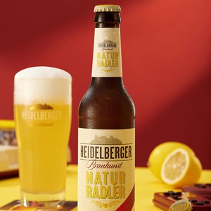 山姆超市 海德堡heidelberger德国进口 纯天然柠檬汁啤酒 330ml*6