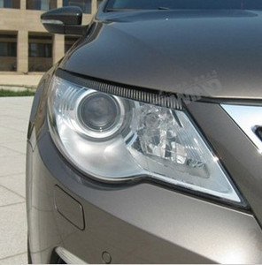 大众CC 碳纤维 汽车改装贴纸 专用车贴 灯眉 眼线成型贴 2件套