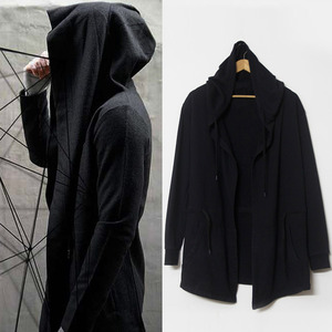 中长款风衣吃鸡宽松暗黑系外套巫师披风大兜帽斗篷刺客同款darker