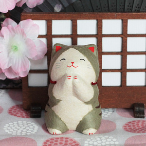 创意祈福猫咪礼品摆件日本原装进口东京都大阪旅游纪念伴手礼正品