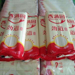 500g×5袋可选5斤10斤香满园劲道小麦中宽扁条面原小麦味面条挂面