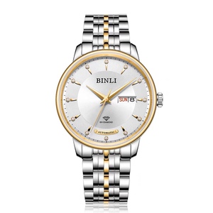 新款宾利手表自动机械表情侣对表男士商务休闲防水学生包邮by6132