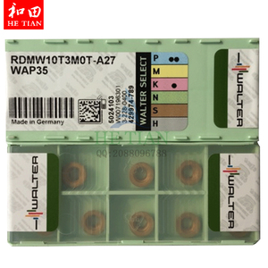 德国WALTER瓦尔特数控铣刀片RDMW10T3MOT-A27 WAP35 R5圆刀粒