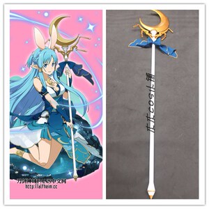 [木木cos小铺] 刀剑神域 亚丝娜 月亮 法杖 武器 cos 道具 定制