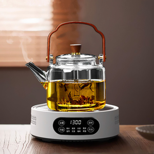 玻璃蒸煮一体茶壶电陶炉煮茶器2024新款烧水壶泡茶专用煮茶炉茶具