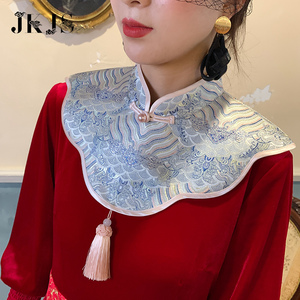 云肩汉服配饰中国风假领子女百搭假领春秋汉元素女古装日常小披肩