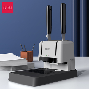 9s办公文件资料档案文档铆管手动打孔机装线机小型账本票据标书装订机