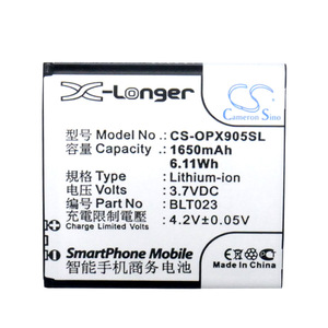 CameronSino适用欧珀OPPO X905 R807 R811 A91手机电池BLT023