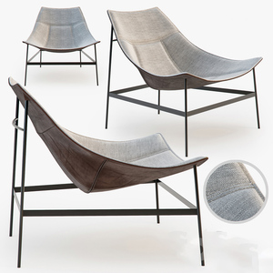 montparnasse躺靠椅蒙帕纳斯安乐椅现代简约样板房酒店别墅休闲椅