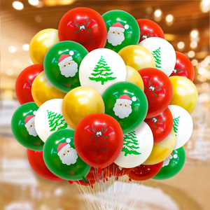 圣诞节气球装饰商场派对氛围场景布置用品装扮道具幼儿园礼物套装