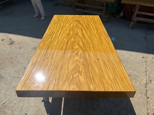 非洲柚木大板茶桌茶台实木一体桌整块原木办公会议书法桌餐桌2米