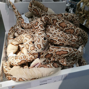 宜家毛绒玩具蛇