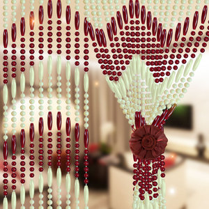 珠帘防蚊蝇帘隔断帘玄关卧室客厅装饰帘子厕所卫生间塑料珠子门帘