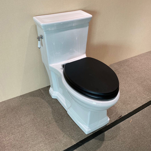 英国复古马桶实木盖板 虹吸式欧式坐便器古典连体马桶明宿装修