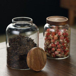 大容量玻璃茶叶罐食品级陈皮储存罐密封包装瓶子青柑防潮容器专用