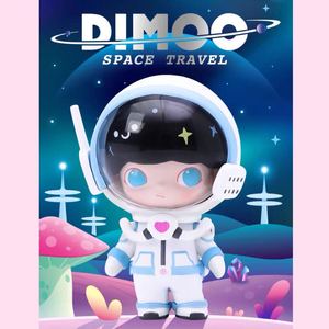 popmart泡泡玛特 dimoo太空旅行系列盲盒娃娃宇航员火箭喵星宇宙
