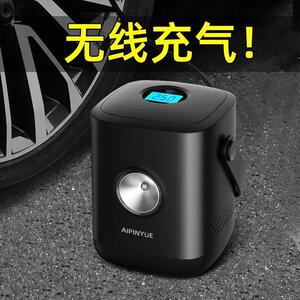 车载充电打气气泵无线充气智能便携式便携轮胎电动汽车用品数显气