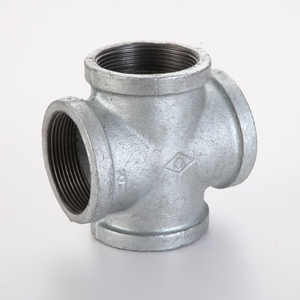 热镀锌四通 玛钢消防水管内丝正四通异径铸铁32/40/50/65/80四通