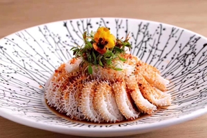 冰魂雪魄目鱼肚仿毛肚目鱼魔芋粉酒店特色乡厨新品食材一包200克