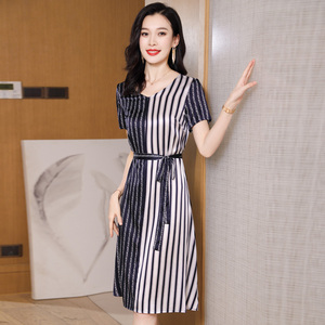 真丝连衣裙精品高档女夏-淘宝拼多多热销真丝连衣裙精品高档女夏货源
