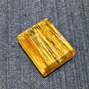 东海水晶天然铜发晶铜条顺发钛晶板钛晶戒指面方形裸石铜发晶蛋面