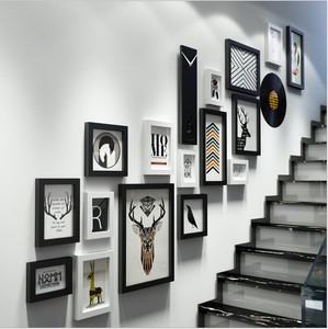 楼梯走廊墙上壁画装饰画