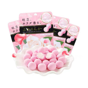 日本进口嘉娜宝Kracie玫瑰香体约会接吻软糖果32g*4袋礼物网红