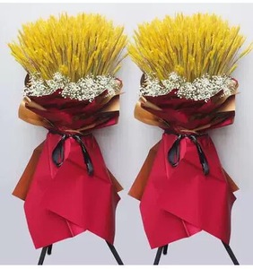 长沙开业花篮大麦开张麦穗三脚架花篮鲜花速递同城合肥西安南昌