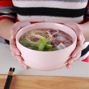 创意陶瓷餐具韩式日式大号泡面碗汤碗家用沙拉碗学生甜品碗米饭碗