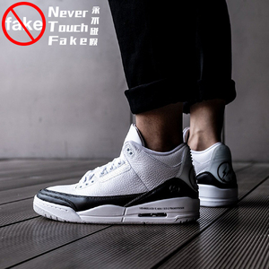 air jordan 3 aj3 fragment 乔3 黑白联名藤原浩大闪电da3595-100