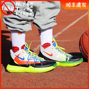 nike kyrie 5 rokiet 欧文5 联名全明星 荧光绿大反勾 cj7853-900