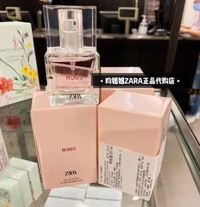 zara rose 飒拉女士玫瑰淡香水 25ml新包装 正品现货