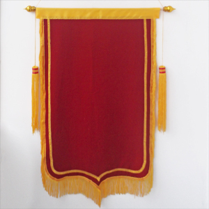 厂家批发制作60x90cm空白锦旗 植绒锦旗 全棉平绒空白锦旗