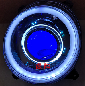 大金牛大疆n7/n9/n11电动车led双光透镜大灯总成改装天使眼恶魔眼