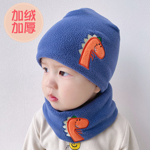 日本JULIPET 婴儿帽子秋冬季婴幼儿加绒加厚保暖儿童男女宝宝帽子