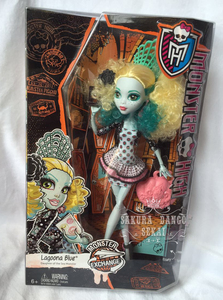 monster high 精灵高中\怪高 交换生系列 鱼妹 美泰 芭比 娃娃